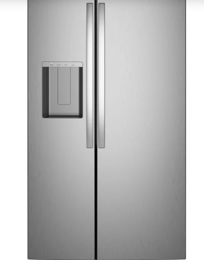 Ge Appliances GSE28NYYFS Ge® Energy Star® 27.9 Cu. Ft. Side-By-Side Refrigerator With Extra Tall Dispenser And In-Door Icemaker