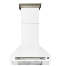 Forno FRHWM509530WHT Forno Aria 30 Inch Wall-Mounted Range Hood In White