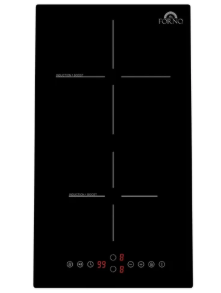 Forno FCTIN058312 Forno Parco 12-Inch Induction Cooktop, 2 Zones, 3,600W Total Power, Touch Control, 9 Power Levels, Booster Function